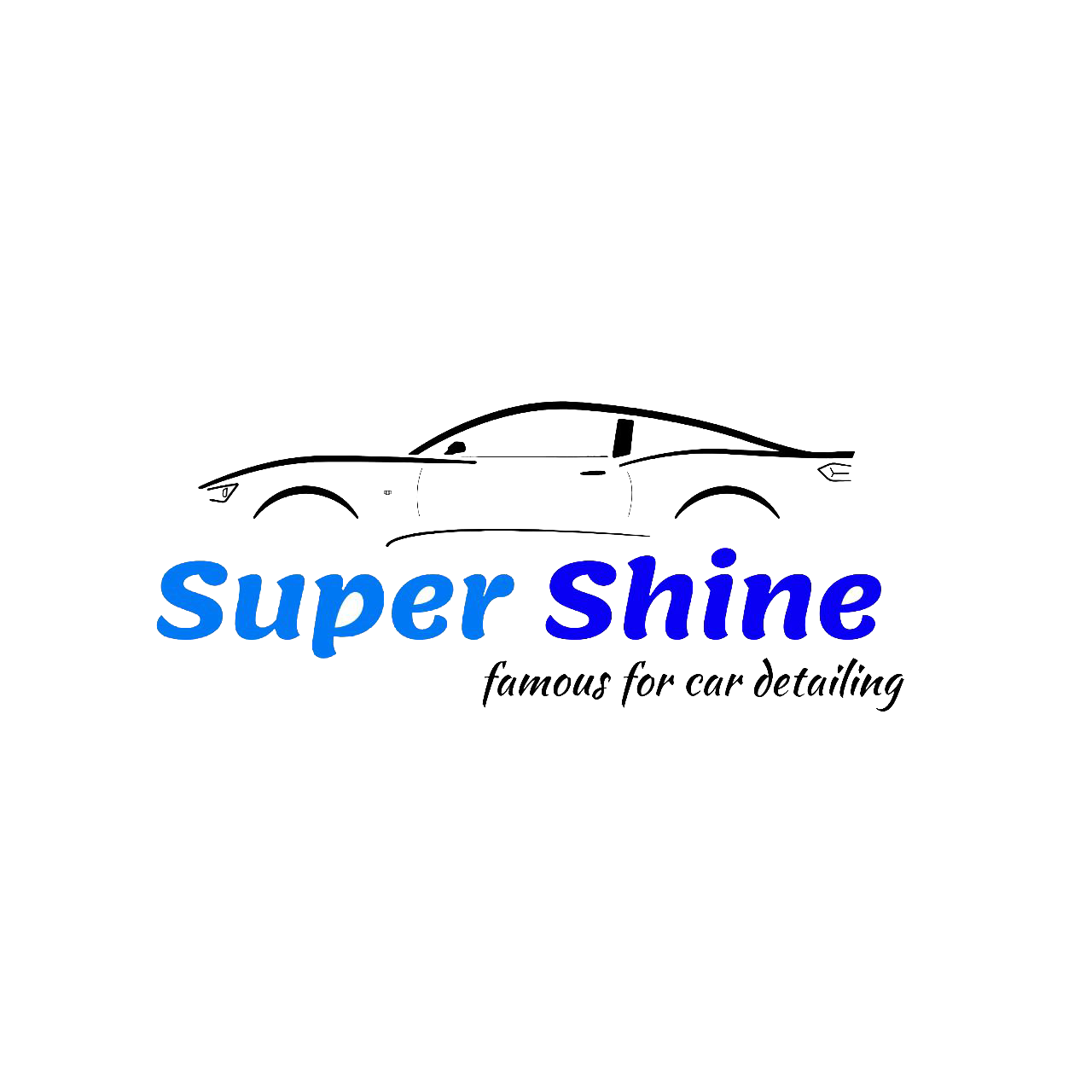 Super Shine Car Wash & Detailing Logo